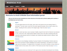 Tablet Screenshot of middleeastarab.com